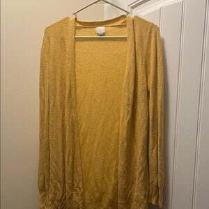a new day Mustard Yellow Women's Cardigan